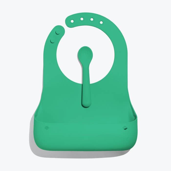 Avanchy Roll & Go Silicone Bibs For Babies + Spoon