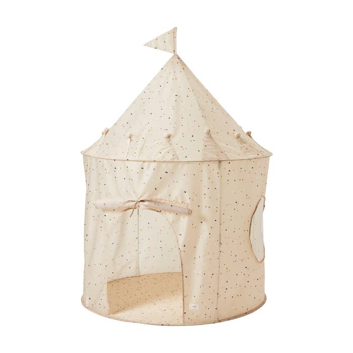 3 Sprouts Recycled Fabric Play Tent Castle - Terrazzo Colors