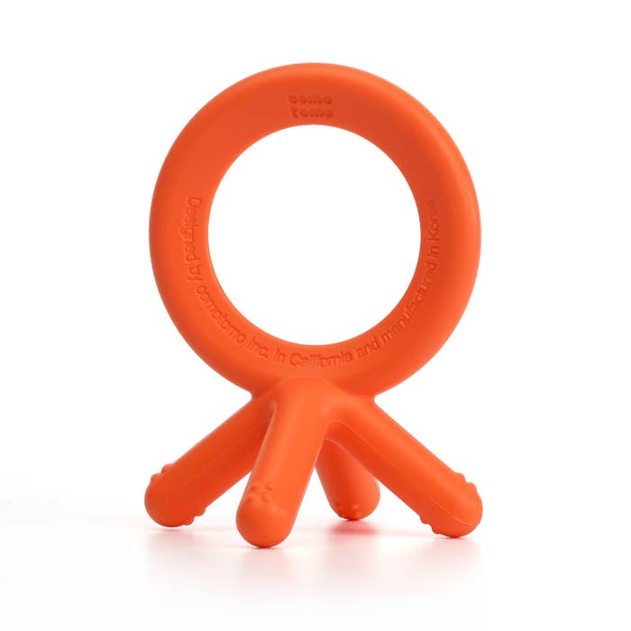 Comotomo Silicone Baby Teethers - Orange