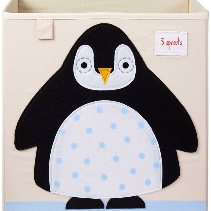 3 Sprouts Penguin Storage Box