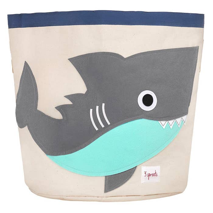 3 Sprouts Shark Storage Bin