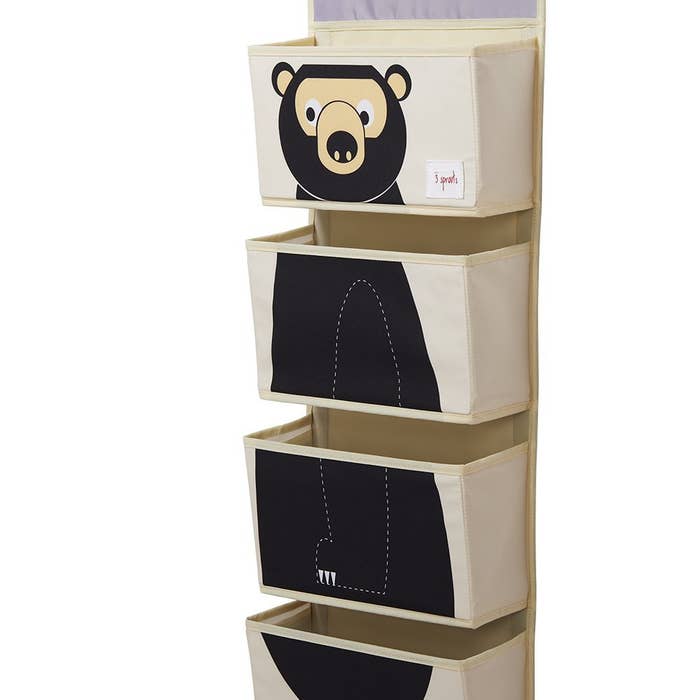 3 Sprouts Bear Hanging Wall Organizer